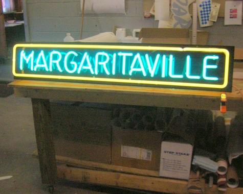 Margaritaville Neon — custom neon sign by Hale Custom Signs