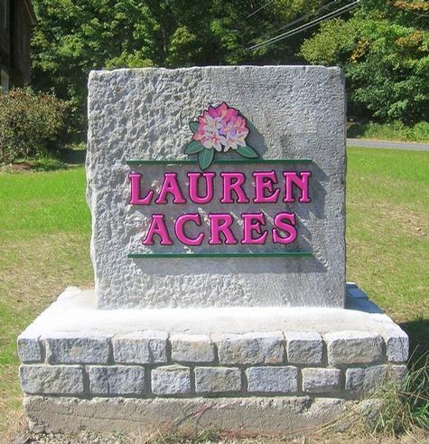 Lauren Acres — dimensional letter sign by Hale Custom Signs