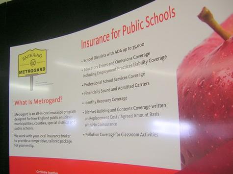 Massamount Insurance — trade show display by Hale Custom Signs
