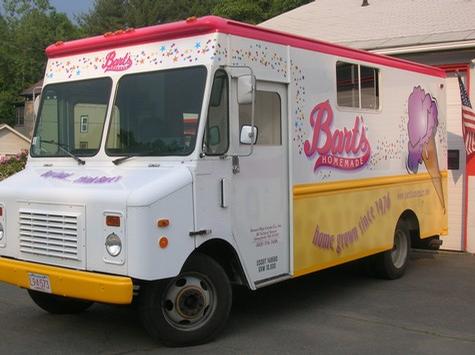 Bart’s Ice Cream Truck — vehicle graphics installation by Hale Custom Signs