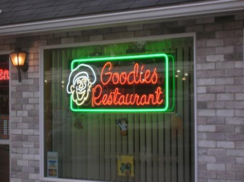 Goodies Restaurant — custom neon sign by Hale Custom Signs