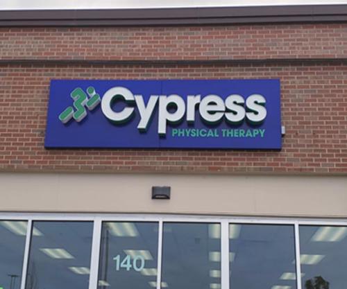 CYPRESS PT — corporate identity sign by Hale Custom Signs