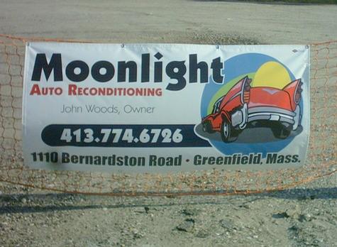 Bernardston Gas Engine Show — custom printed vinyl banner by Hale Custom Signs
