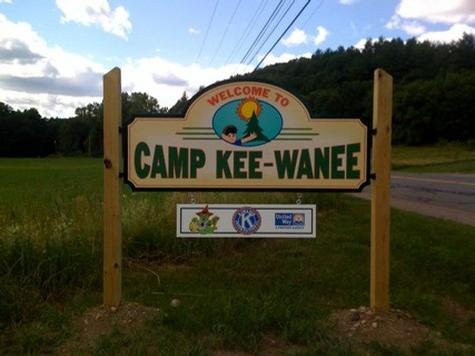 Camp Kee-Wanee — post and panel sign by Hale Custom Signs