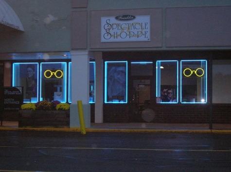 Franklin Spectacle Shoppe — custom neon sign by Hale Custom Signs