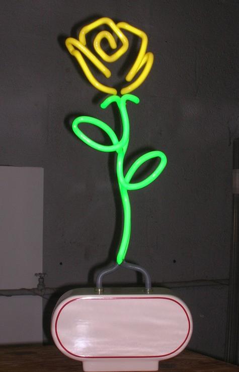 Flower Neon — custom neon sign by Hale Custom Signs
