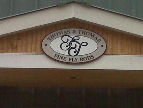 Thomas & Thomas — wall-mounted building sign by Hale Custom Signs