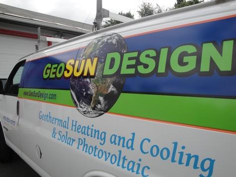 GeoSun Design — vehicle graphics installation by Hale Custom Signs