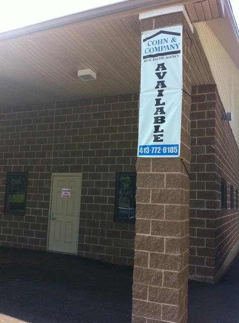 Available Banner — custom printed vinyl banner by Hale Custom Signs