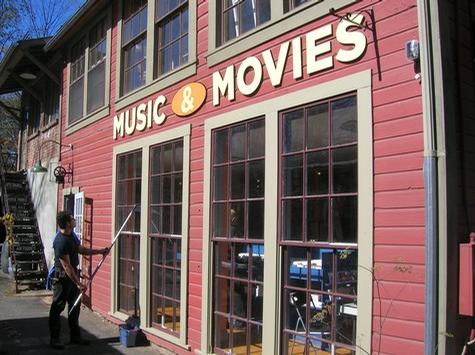Turn it Up! at the Montague Bookmill — dimensional letter sign by Hale Custom Signs