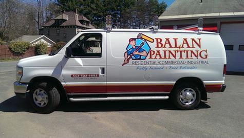 Balan Painting Van — vehicle graphics installation by Hale Custom Signs