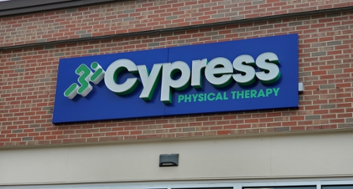 Cypress Physical Therapy - Channel Letters — illuminated channel letter sign by Hale Custom Signs