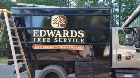 Vehicle graphics installation fabricated by Hale Custom Signs in Gill, MA