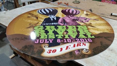 Printed outdoor signage — specialty custom sign by Hale Custom Signs
