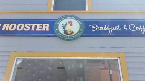 All aluminum dimensional wall sign — wall-mounted building sign by Hale Custom Signs