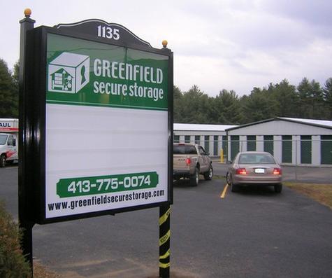Greenfield Secure Storage — changeable message board by Hale Custom Signs