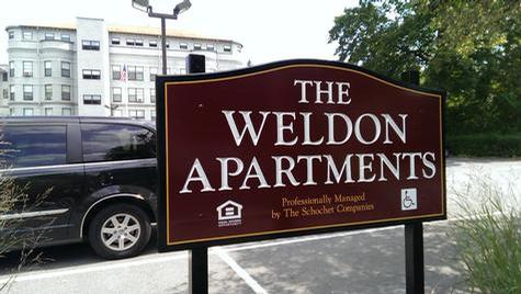 Weldon - Carved sign- Greenfield, MA — hand-carved dimensional sign by Hale Custom Signs