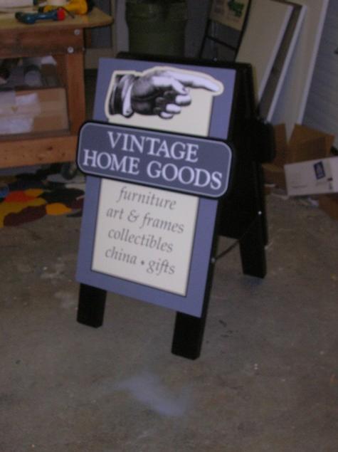 Home Again - A-Frame — specialty custom sign by Hale Custom Signs