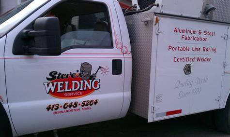 Vehicle graphics installation fabricated by Hale Custom Signs in Gill, MA