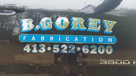 Vehicle graphics installation fabricated by Hale Custom Signs in Gill, MA