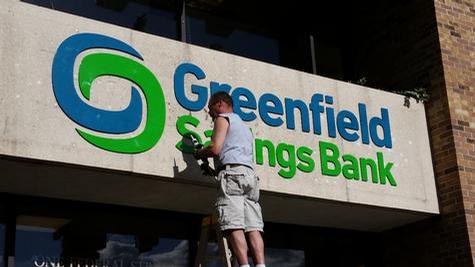 Greenfield Savings Bank-Main Branch — corporate identity sign by Hale Custom Signs