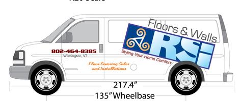 RSI Van with a splash of color — custom sign design by Hale Custom Signs