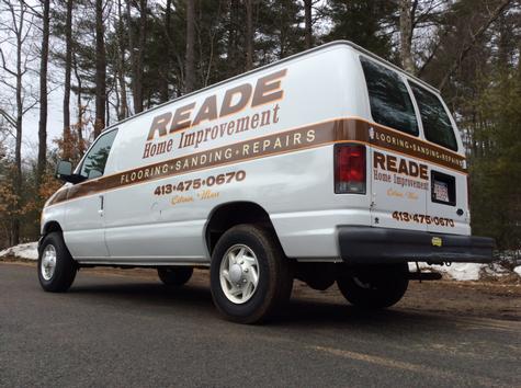 Reade Home Improvement — vehicle graphics installation by Hale Custom Signs