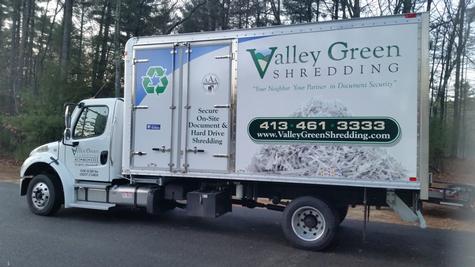 Vehicle graphics installation fabricated by Hale Custom Signs in Gill, MA