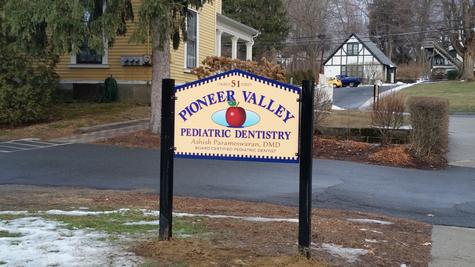 Two sided MDO panel sign — post and panel sign by Hale Custom Signs