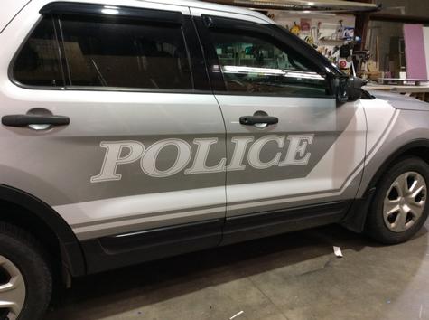 Gill Police-Reflective graphics — specialty custom sign by Hale Custom Signs