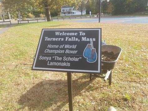 Lamonakis- Cast aluminum marker — specialty custom sign by Hale Custom Signs