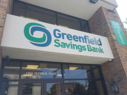 GSB 3/8" Acrylic lettering — wall-mounted building sign by Hale Custom Signs